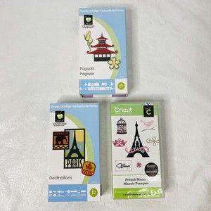 Lot of 3 Cricut Cartridges